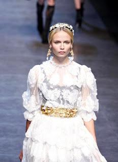 The Dolce & Gabbana catwalk a/i 2012/13 Women .... Romanticismo Barocco