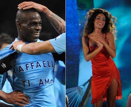 MARIO BALOTELLI MAGLIETTA RAFFAELLA TI AMO