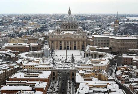 La sacra neve di Roma... Roman Sacred Snow