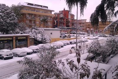 La sacra neve di Roma... Roman Sacred Snow