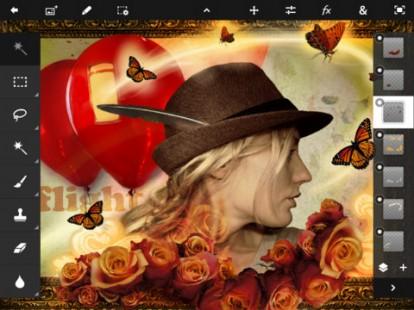 photoshop touch ipad 414x310 Disponibile Adobe Photoshop Touch per iPad 2, ottimo software di foto editing