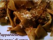 Pappardelle ragù cervo