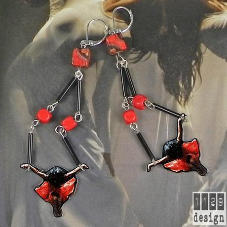 NBPIBA orecchini pina bausch dancer earrings