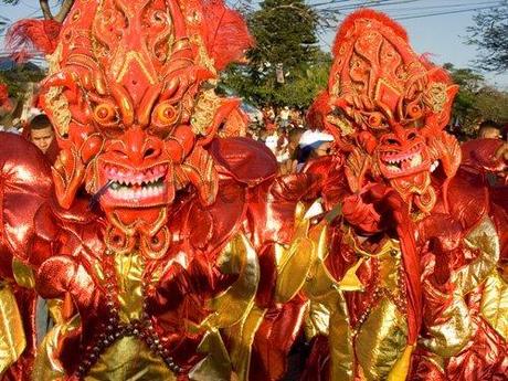 Occhio ai diablos del Carnevale di La Vega