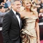 George Clooney, la sua ragazza indossa un abito di Marchesa