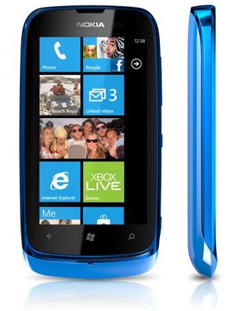 Nokia Lumia 610 : Lo smartphone Windows Phone economico Bianco, Nero, ciano e magenta