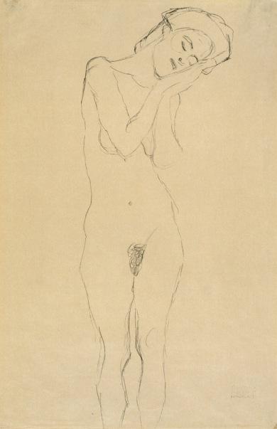Gustav Klimt – Disegni intorno al fregio di Beethoven: a Milano, Spazio Oberdan, recensione di Cristina Celario
