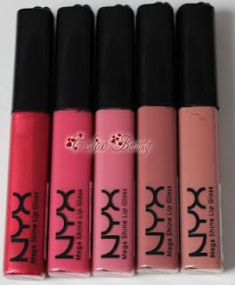 Haul NYX Mega Shine Lipgloss