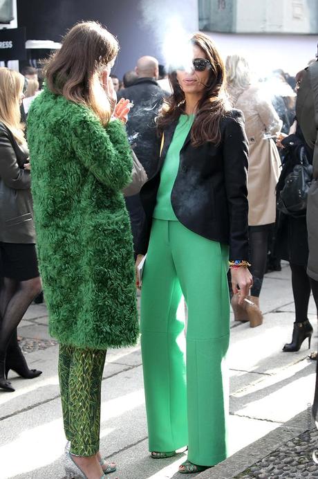 In the Street...Green Day...Milan Fashion Week