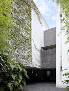 Circondata dal verde