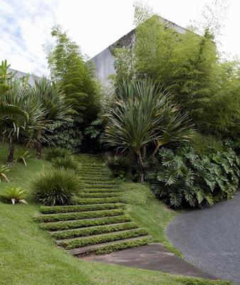 Circondata dal verde