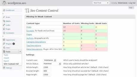 seo content control