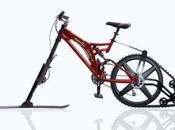 Sciare bicicletta