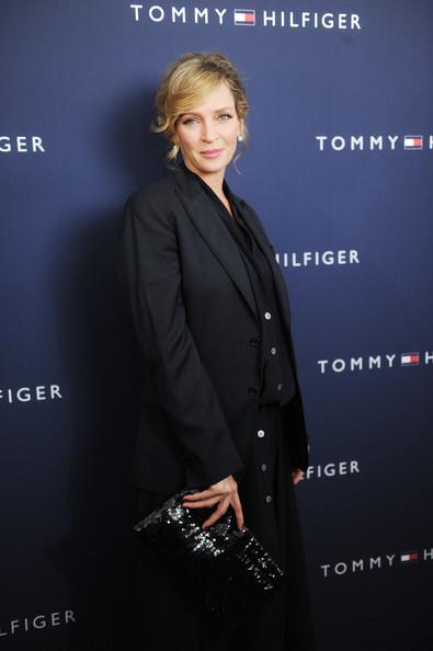 UMA THURMAN INCINTA SFILATA TOMMY HILFINGER