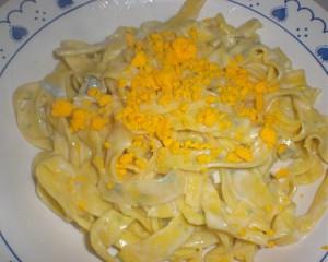 Maccheroni alla mimosa