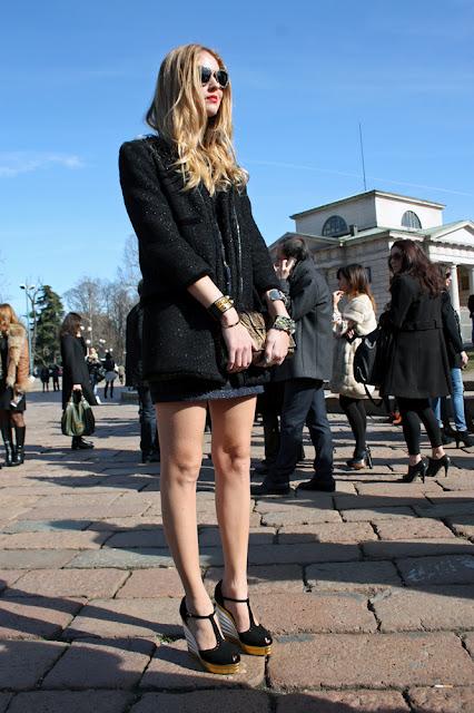 MILANO FASHION WEEK \\ STREET STYLE \\ CHIARA FERRAGNI