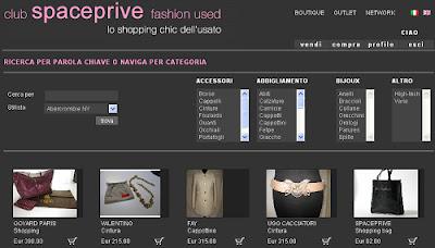 Trasforma il tuo armadio in una boutique on line con Club Spaceprive