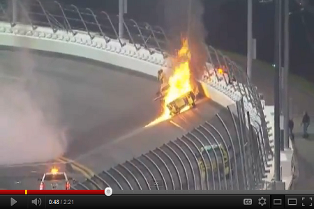 montoya a daytona Ex F1 Montoya, spaventoso incidente | VIDEO