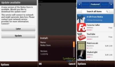 Aggiornamento per Nokia Store per 5th edition v1.22(15)