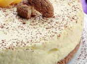 No-bake cheesecake alle pesche amaretti