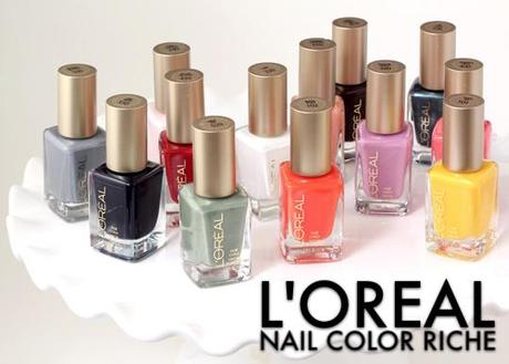 loreal nail color riche swatches