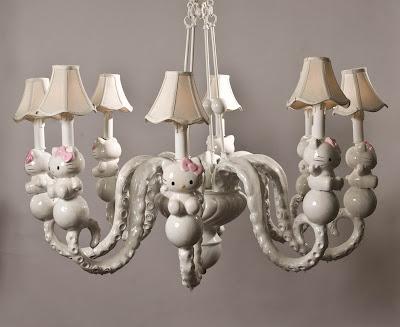 Hello Kitty Tentacle Chandelier