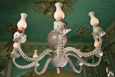 Hello Kitty Tentacle Chandelier