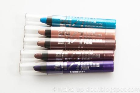 Matitoni Urban Decay: eyeshadow pencil & super saturated high gloss