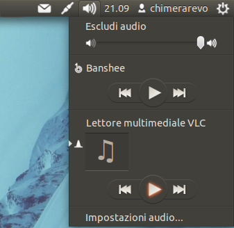 Come integrare VLC nel menù audio di Ubuntu