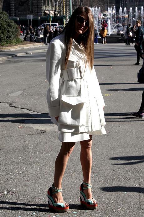 In the Street...Milan Fashion Week...Absolutely Anna