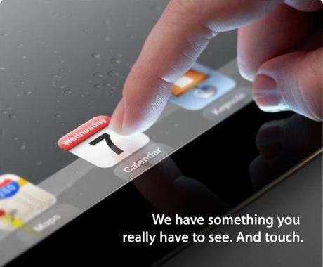 Apple lancia iPad 3 il 7 marzo, addio al pulsante “Home”