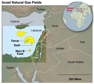 Giacimenti di gas in Israele