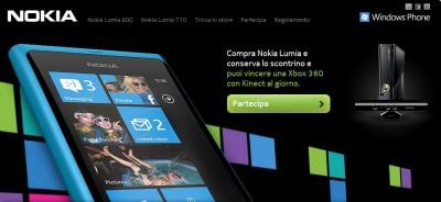 Compra un Nokia Lumia e partecipa all’estrazione per vincere una XBox 360!