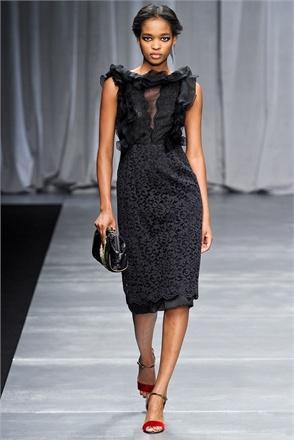 Black Models from Milan Fashion Week fw 12-13