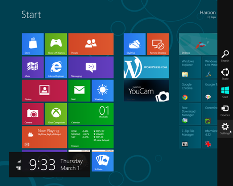 Windows 8 Charms Bar Settings1 Impostazioni di Sistema di Windows 8 [La Guida Completa]