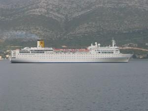 Costa Allegra, finalmente a Mahé.