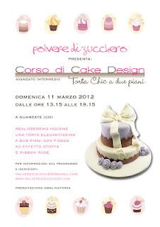 Corso Cake Design la torta a due piani: tres chic!