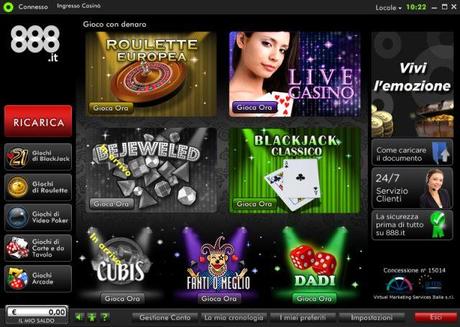 888 Casino online presenta una nuova piattaforma di gioco