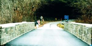 Taipana.Ponte Vittorio rimesso in sicurezza