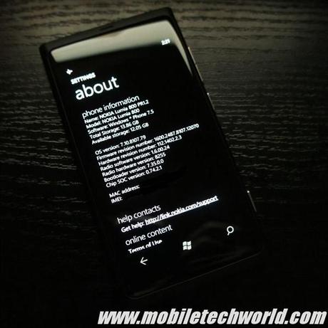 Lumia 12070 Nuovo Firmware in arrivo per Nokia Lumia 800, risolti tutti i problemi