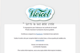 Vivicot: campioni gratuiti di assorbenti intimi bio