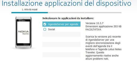 Aggiornamento AgendaServer per Nokia Belle