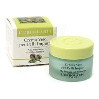 L'Erbolario - Crema Viso per Pelli Impure (Alla Bardana e al Rosmarino)