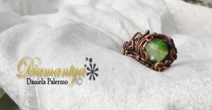 Wire wrapping: Medusa ring.