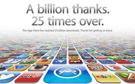 Raggiunti i 25 miliardi di download nell’App Store