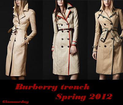 Burberry trench primavera estate 2012