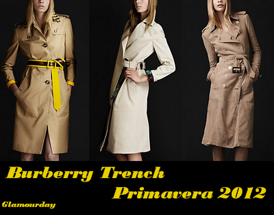 Burberry trench primavera estate 2012