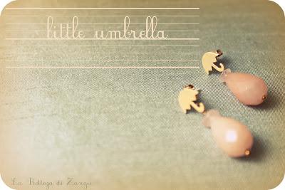 Little Umbrella earringsOrecchini in bagno oro a forma di...
