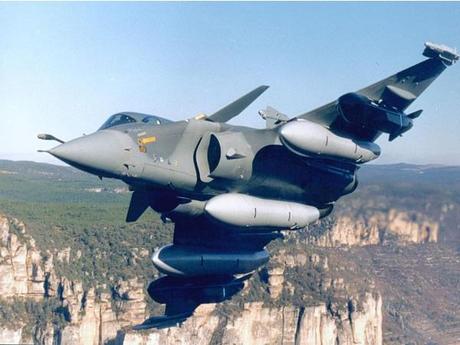 Un Dassault Rafale C (versione a posto singolo)