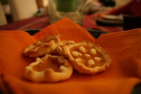 Crostatine con Crema di Carote, Clementine e Cannella